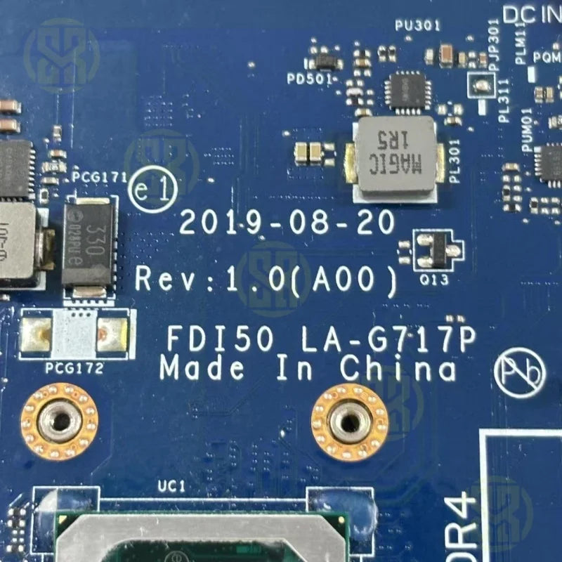 CH-0PV4FF 0PV4FF PV4FF Dell Inspiron 3590 Laptop Motherboard LA-G717P