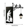 Bookshelf Lantern Halloween Witch Theme Decorative Bookcase Light