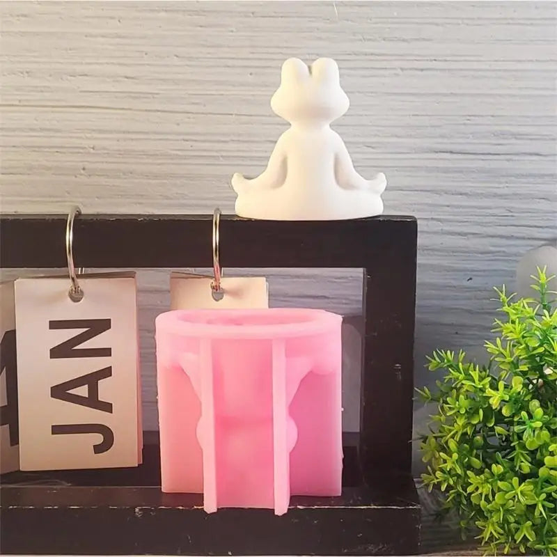 Yoga Frogs Molds Casting Molds Epoxy Resin Molds Ornament Molds Plasters Molds Silicone Mould for Fondant Zpaxo