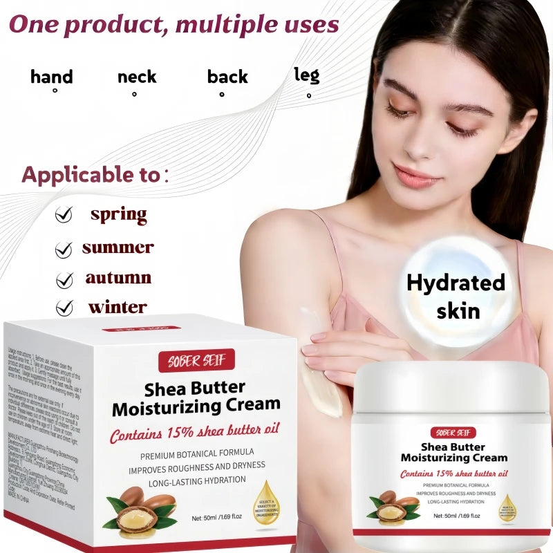 48H Deep Hydrating Body Lotion Ceramide Shea Butter Hyaluronic Acid Daily Travel Use Valentine Gift Smooth Skin Care Zpaxo