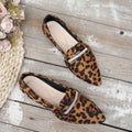 Women Flats Summer Comfortable Flat Canvas Loafers Luxury Elegant Zpaxo leopard print 43