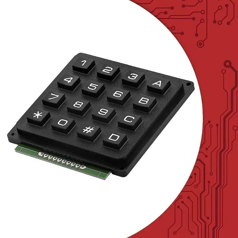 652F DIY Electronic 16 Matrixes Array/Keyboard Membrane Button Keypad Zpaxo