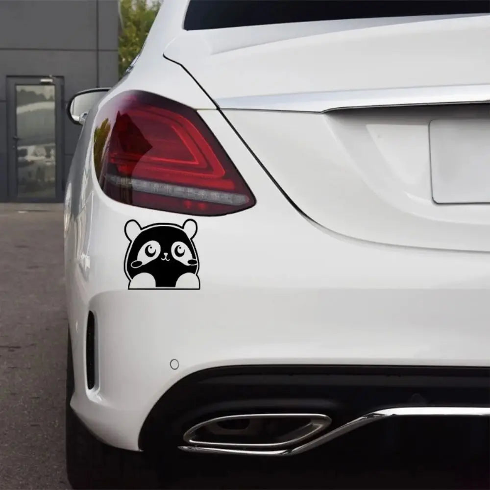 Waterproof Peeking Panda Car Stickers Universal Vinyl 3D Creative Zpaxo