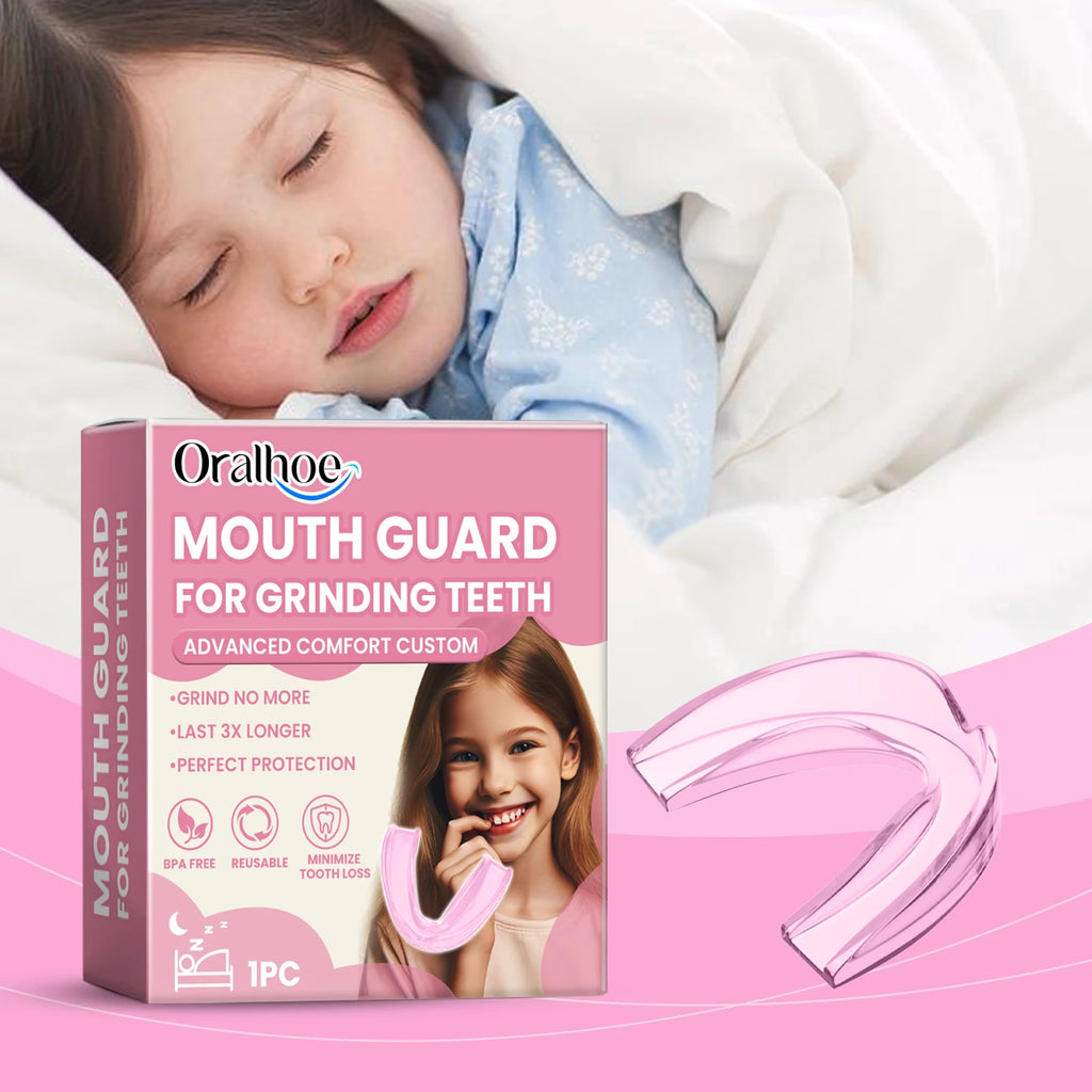 Kids Anti-Bruxism Silicone Night Mouth Guard – BPA-Free Kids Night Mouth Guard Zpaxo