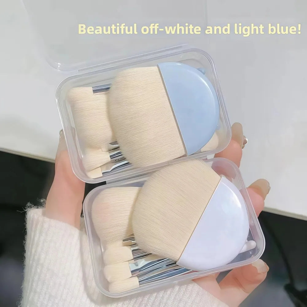 Soft Bristles Mini Makeup Brush Blending Multiple Heads Cosmetic Zpaxo