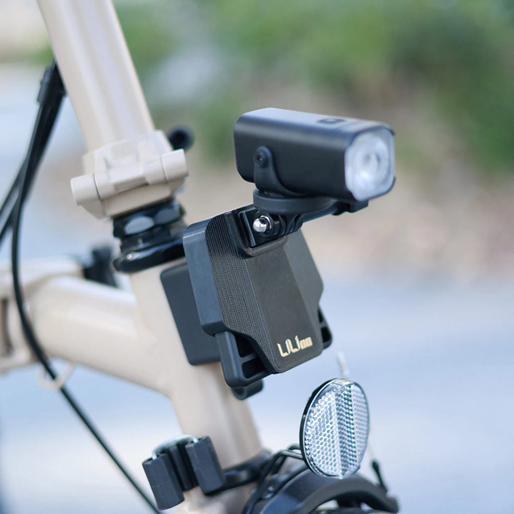 Folding Bike Pig Nose Lamp Stand Wear Resist Inspire Action Cameras