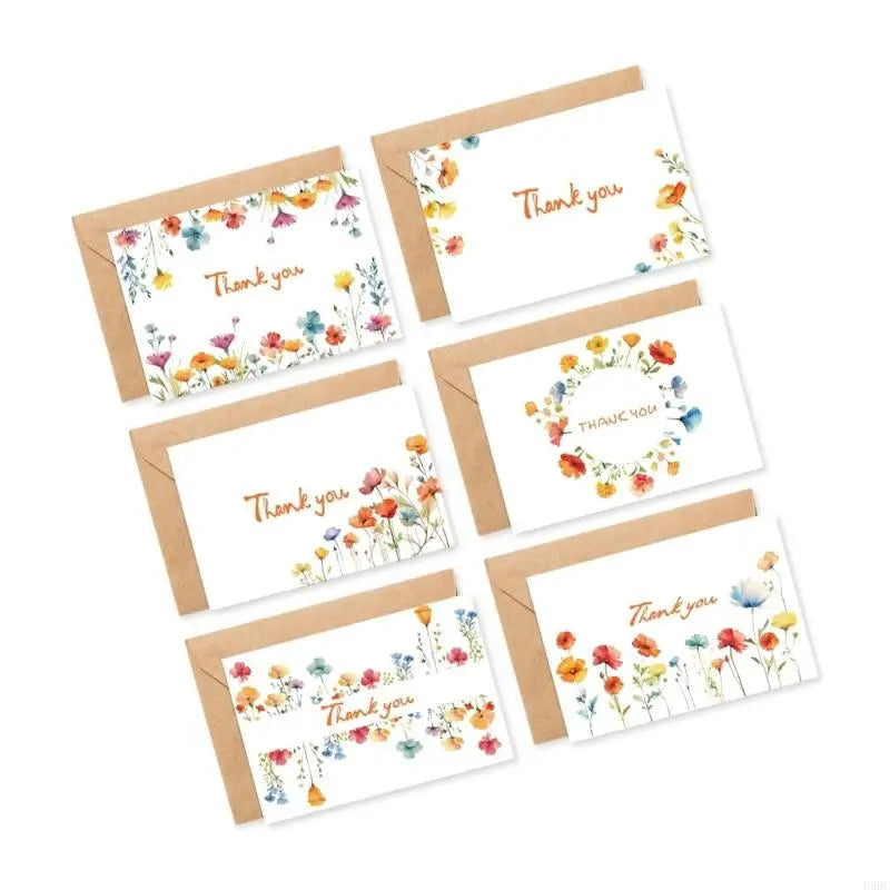 Handcrafted Floral Design Greeting Cards With Matching Envelopes Included Zpaxo