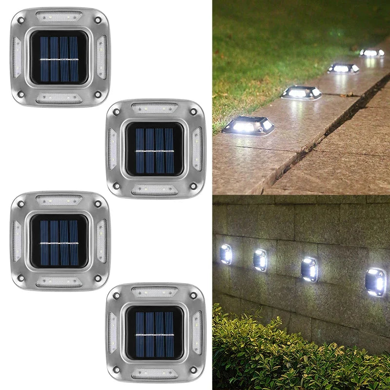 8LED Solar Driveway Light Outdoor Garden Ground Lights Waterproof LED Zpaxo