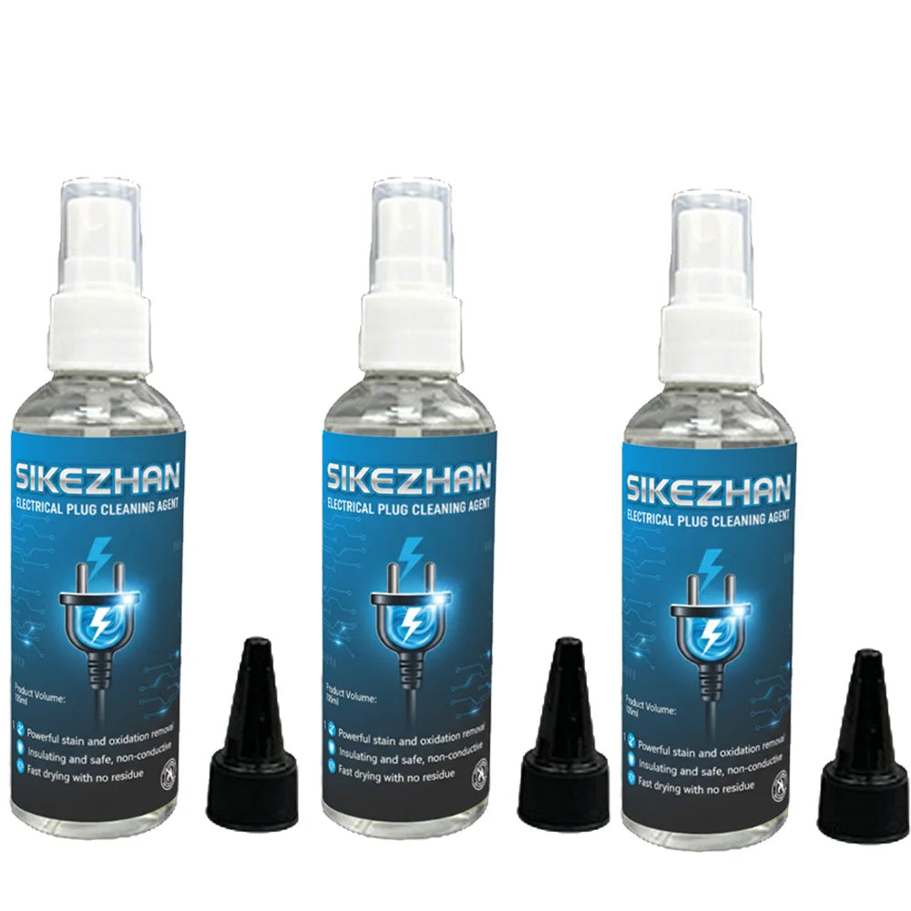 105ml Electronic Plug Cleaner - Restores Conductivity. Non-Conductive Spray Removes Rust & Dirt. Quick Dry, Safe for Connectors. Zpaxo 315ml