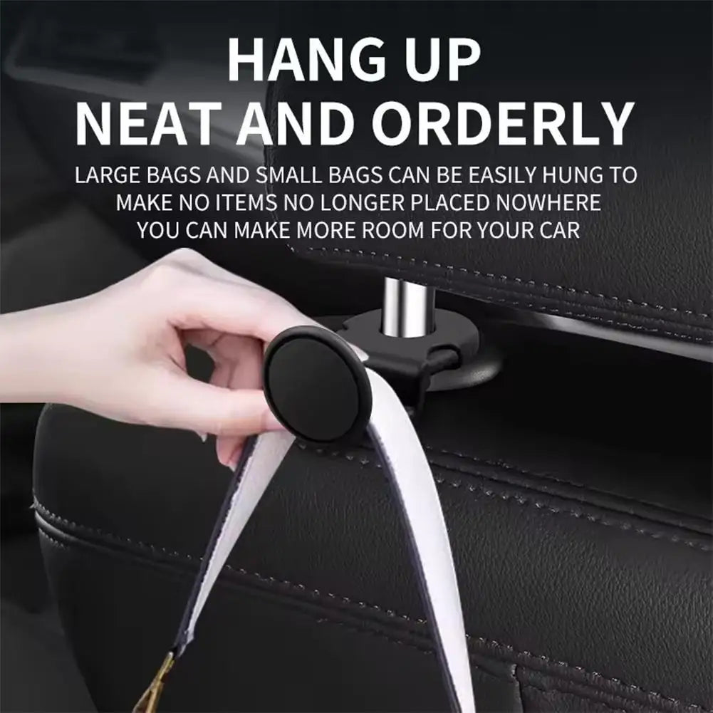 Car Headrest Hook – Heavy-Duty 20KG Back Seat Organizer Car Seat Organizer Zpaxo