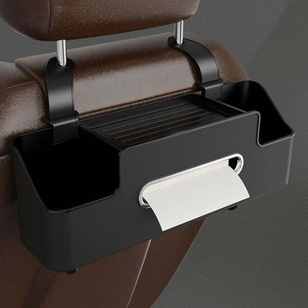 Multifunctional Car Headrest Organizer Large Capacity Hanging Storage Auto Storage Rack Phone Stand with Hook Zpaxo