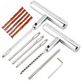 12-Piece Tyre Repairing Tool T-handle Plug Tire Repair Replacement