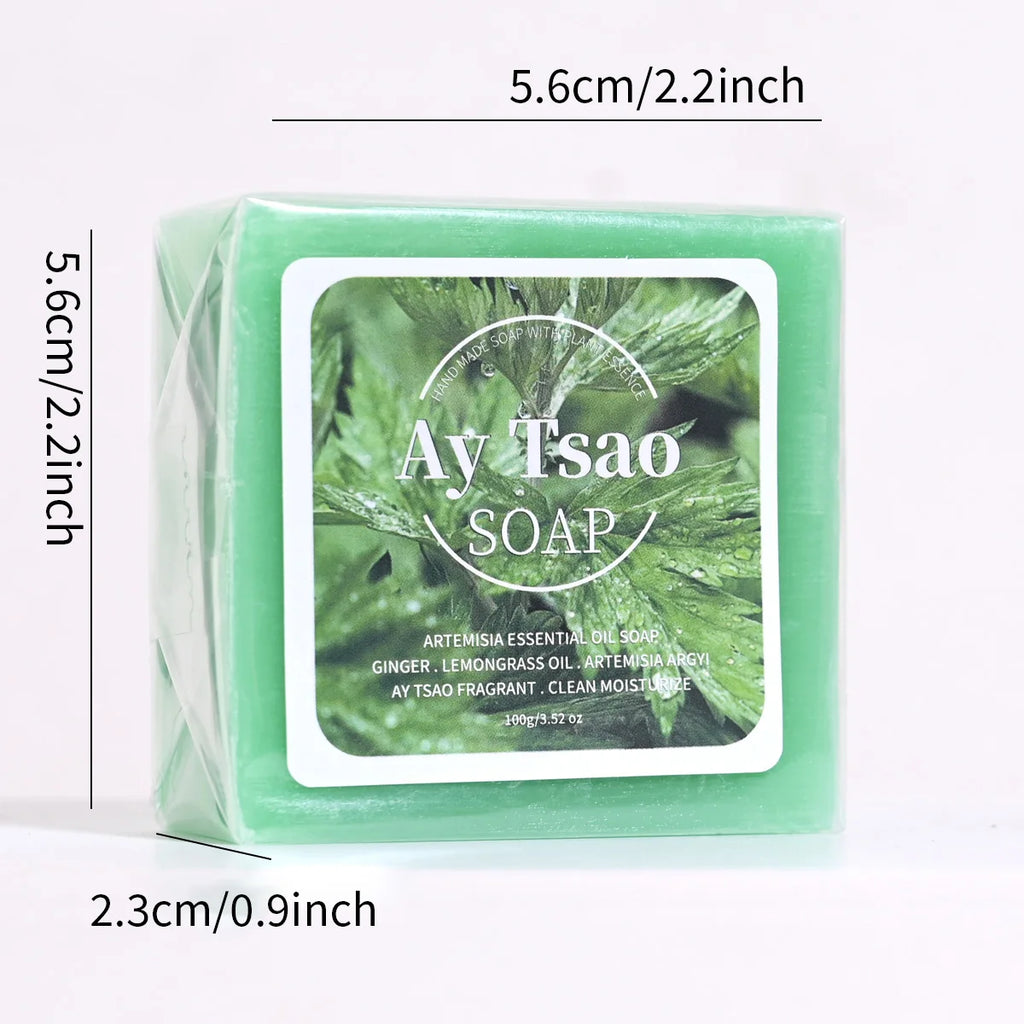 Artemisia Essential Oil Soap – Lemongrass & Ginger Bar Essential Oil Soap Bar Zpaxo