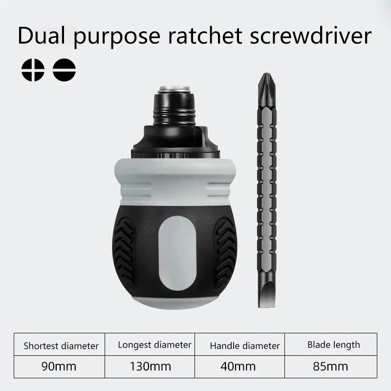13-in-1 Ratchet Screwdriver Set – Multi-Bit Labor-Saving Kit Ratchet Screwdriver Set Zpaxo 2pcs