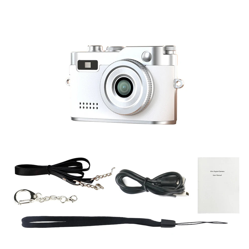 Mini Retro Campus Digital Camera HD Outdoor Travel Photo Portable
