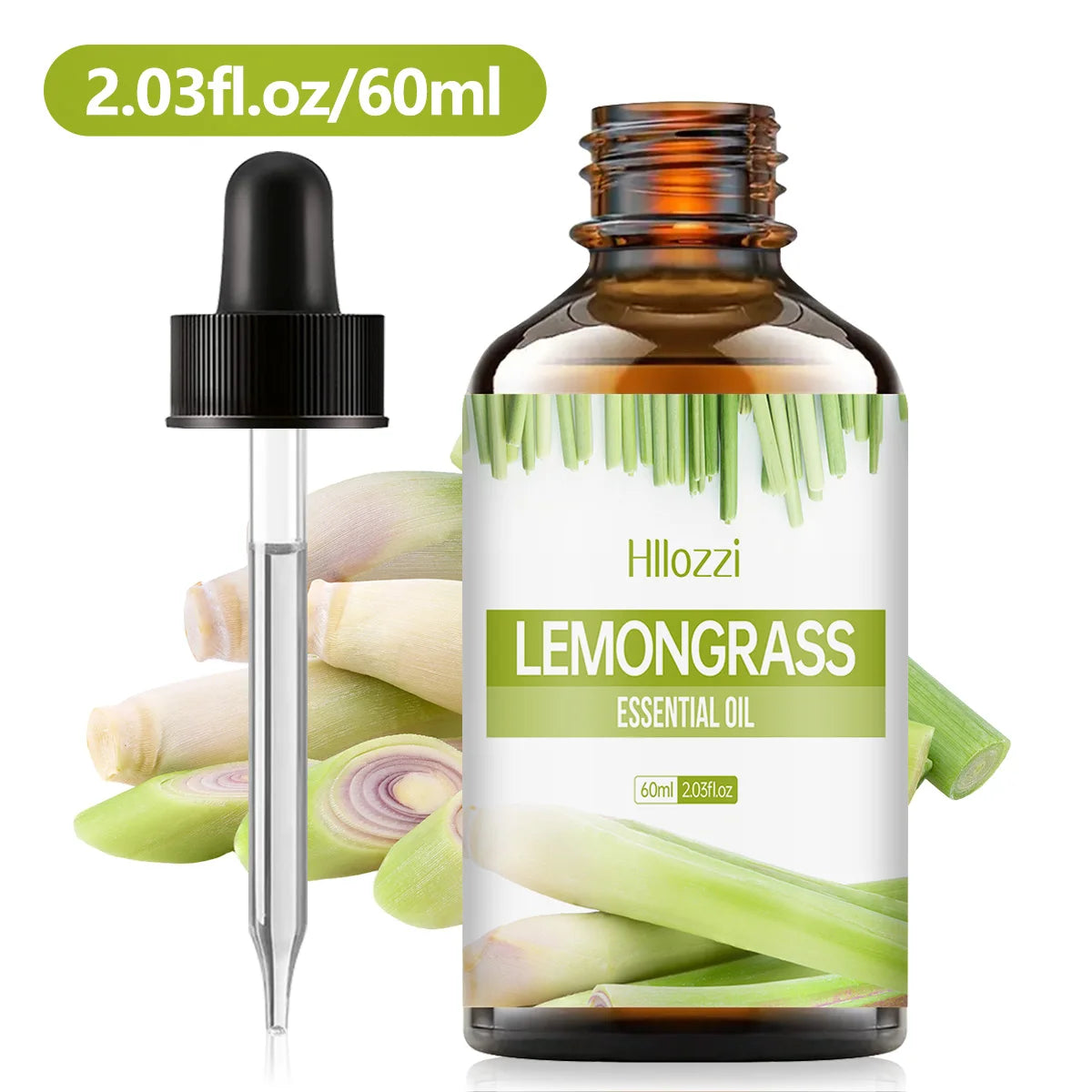 LEMONGRASS ESSENTIAL OIL a high-quality moisturizing nourishing massage oil with a refreshing scent, suitable for all skin types Zpaxo 60ml LEMONGRASS Other
