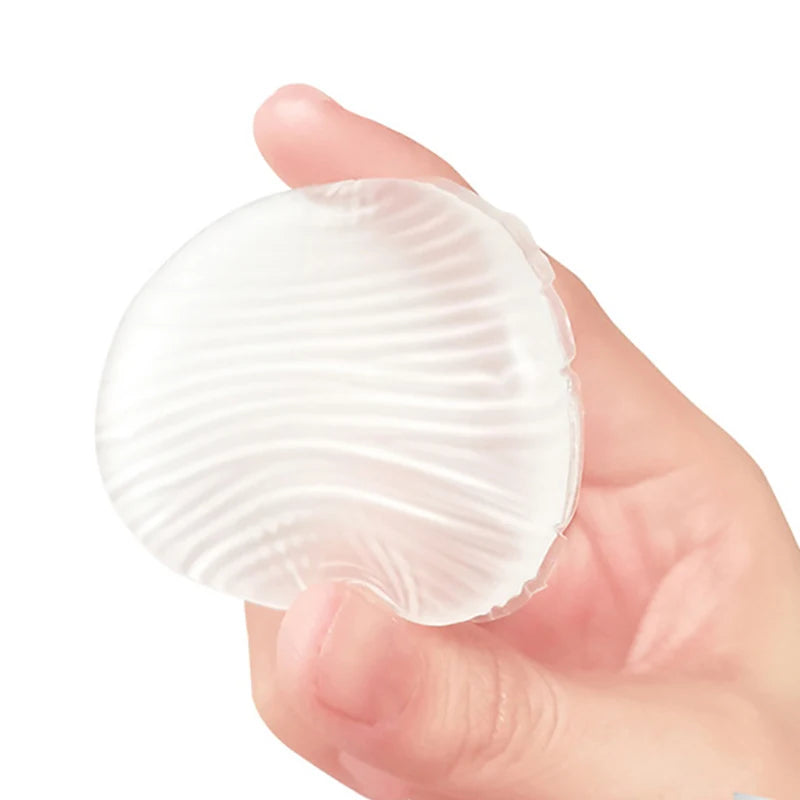 Transparent Soft Silicone Puff Sponge for Cosmetic Face Foundation Easy clean Makeup tools Avoid Waste Air Cushion Powder Puff Zpaxo