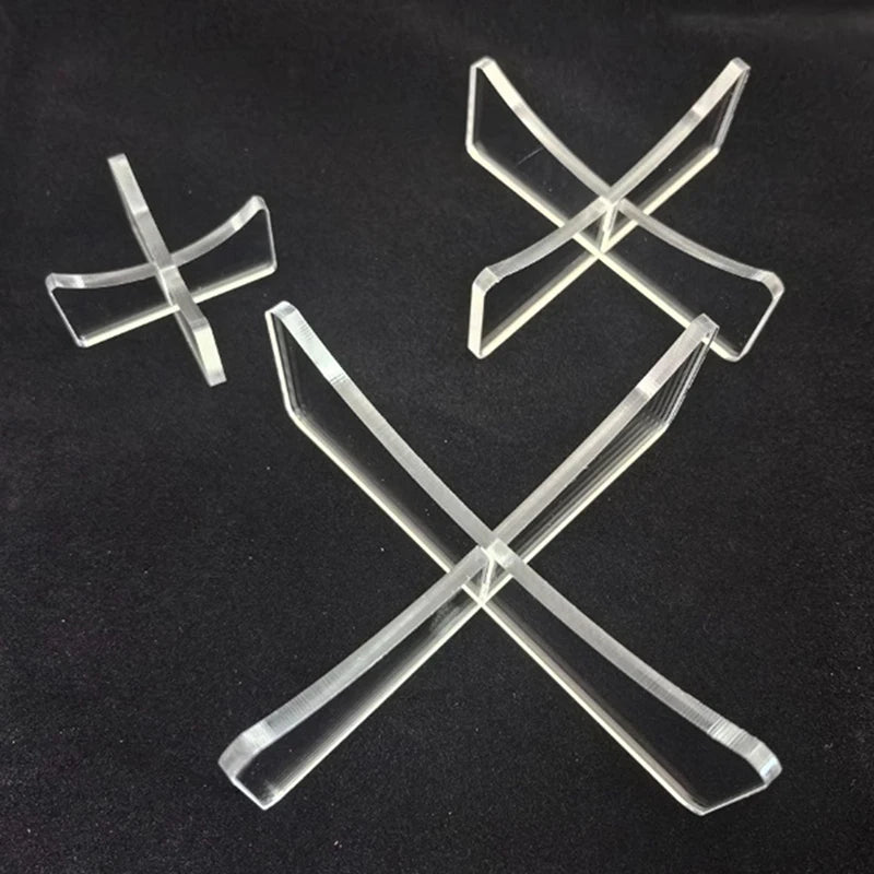 Acrylic Football Display Stand Basketball Deskstop Ball Support