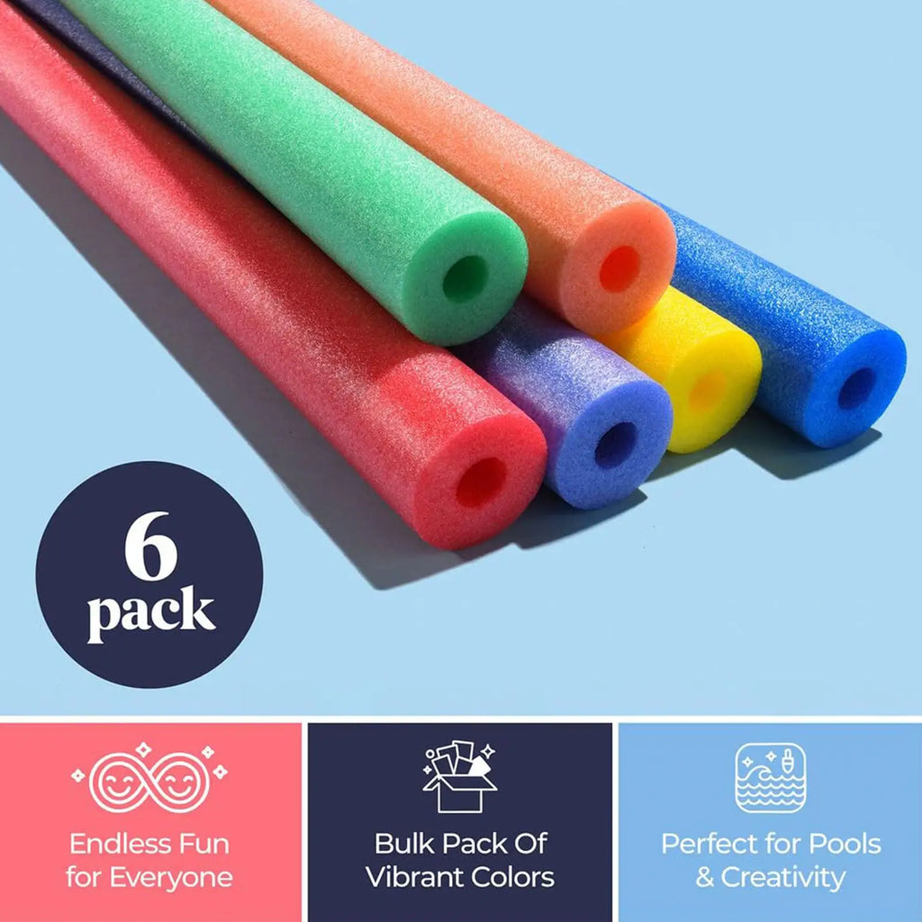 Noodles Pool Foam Water Long Hollow Soft Buoyancy Safe Easy Use Stick