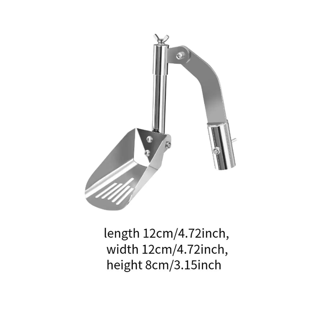 Home Gutter Cleaner Scoop Lightweight Aluminum Alloy Shovel Roof Zpaxo
