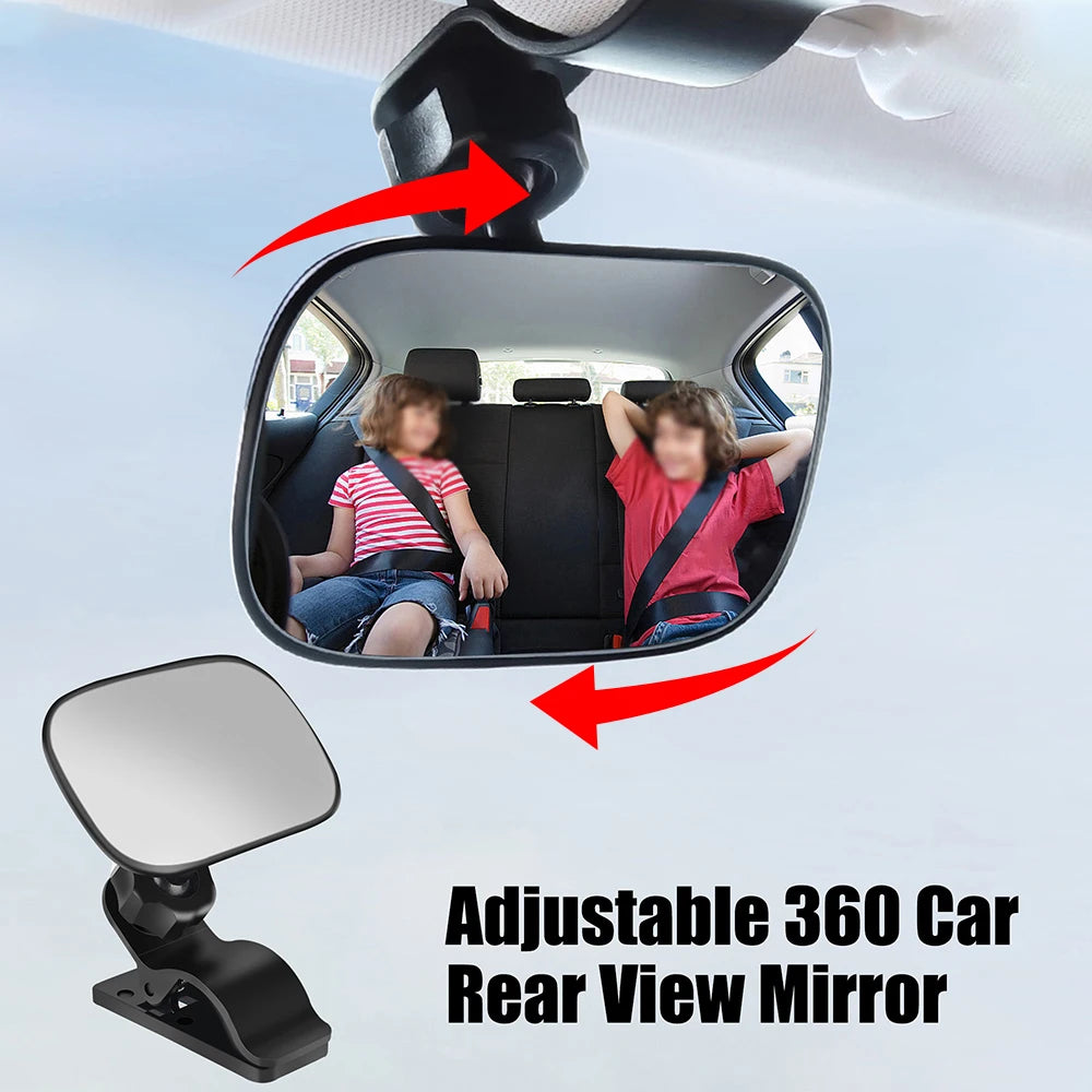 Adjustable 360 Rotation Car Back Seat Baby Kids View Mirror Universal