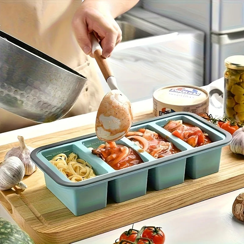 Extra Large Square Food Storage Container Leakproof Flip Lid