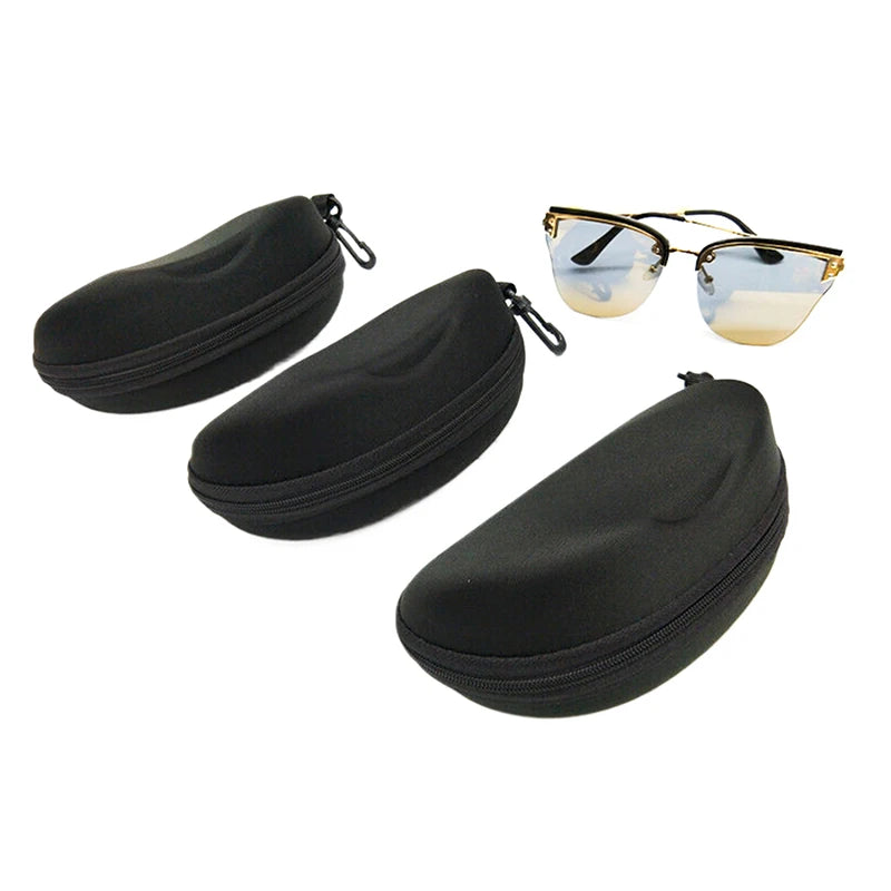EVA Zipper Sunglasses Case with Hook – Shockproof Eyewear Pouch