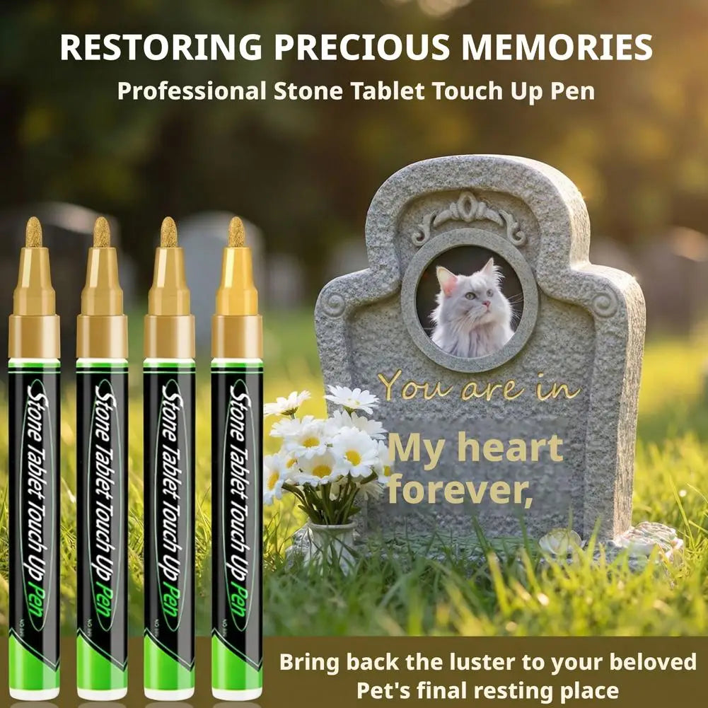 Tombstone Marker Pen Set – Restore Grave Inscriptions (6 Pack) Grave Marker Pen Set Zpaxo