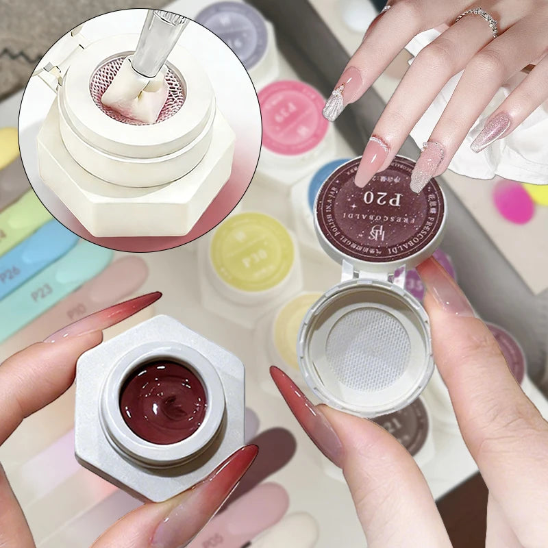 Nail Air Cushion Patting Gel No Wash Saturation Solid Gradient Zpaxo