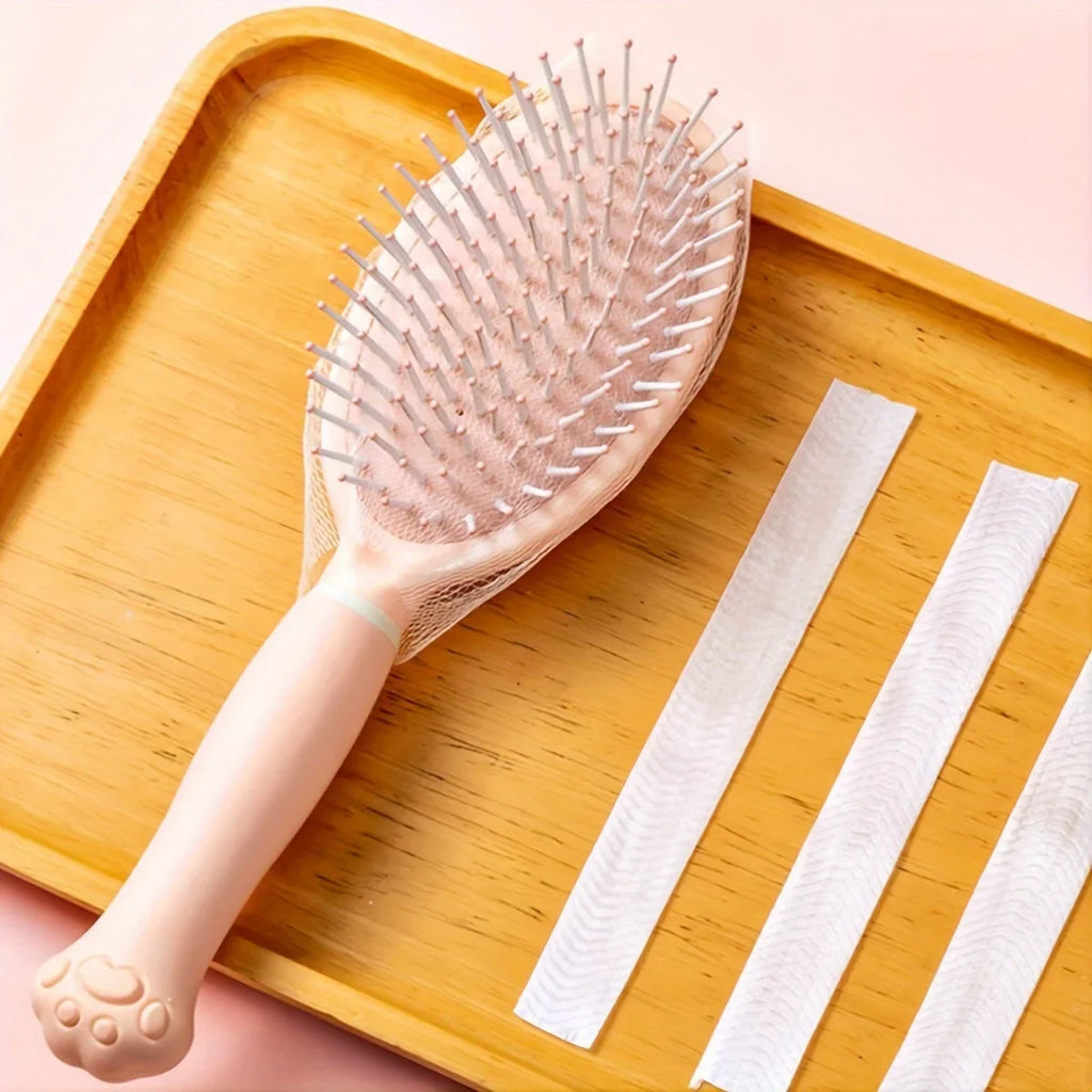 Hair Cleaning Net Air Cushion Comb Nylon Mesh Protective Cover