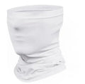 Summer Breathable Cycling Headwear Ice Silk Anti UV Face Cover Quick-dry Outdoor Sport Running Scarf Men Women Fishing Mask Zpaxo White