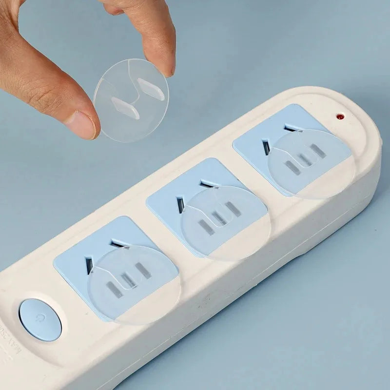 10 Childproof Outlet Covers US Standard Baby Safety Plugs Clear