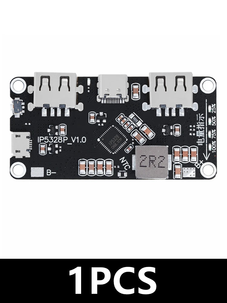 IP5328P Dual USB-C PD Fast Charging Module 3 7V 5V 9V 12V Boost Zpaxo 1pcs