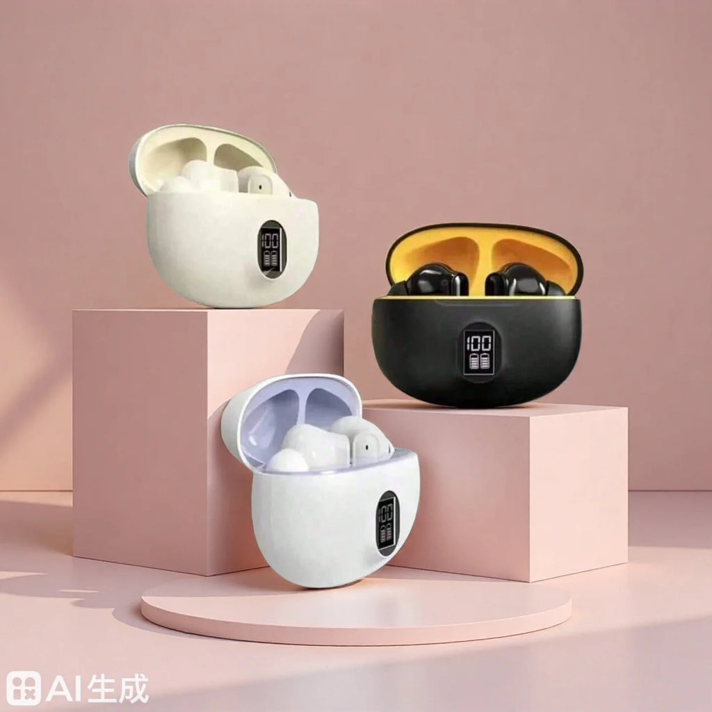 TWS Wireless Headphones Game Bluetooth Microphone Noise Reduction