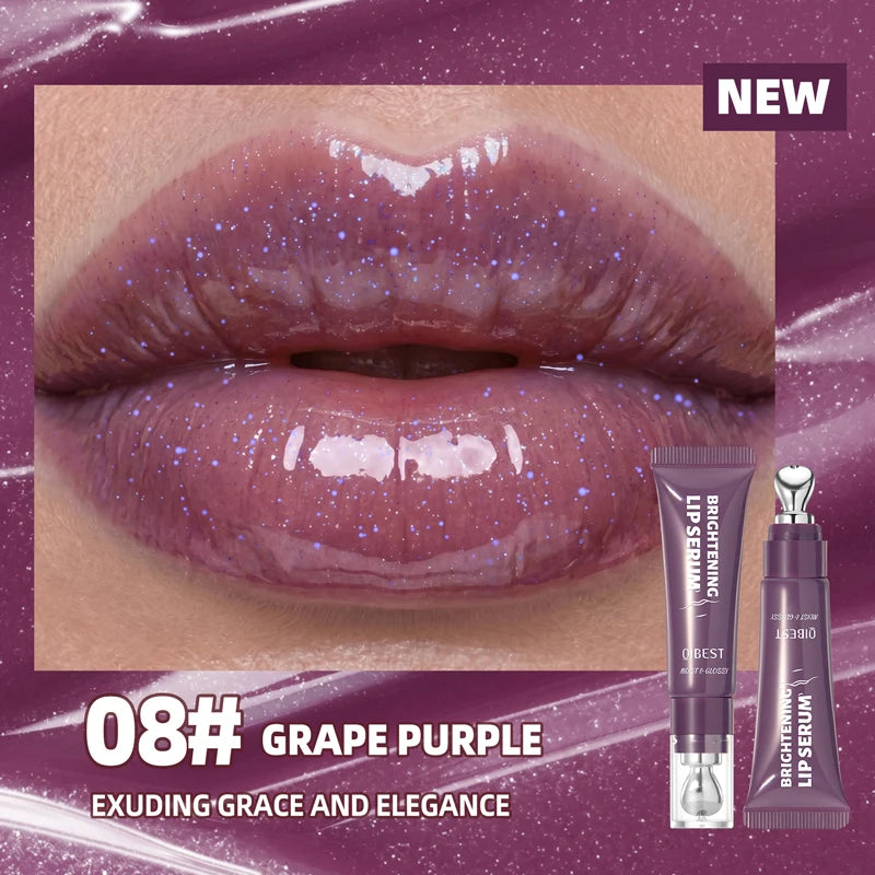 Water-shimmer Mirror Lip Gloss Long-lasting Easy Apply Moisturizing Zpaxo Q2583-08