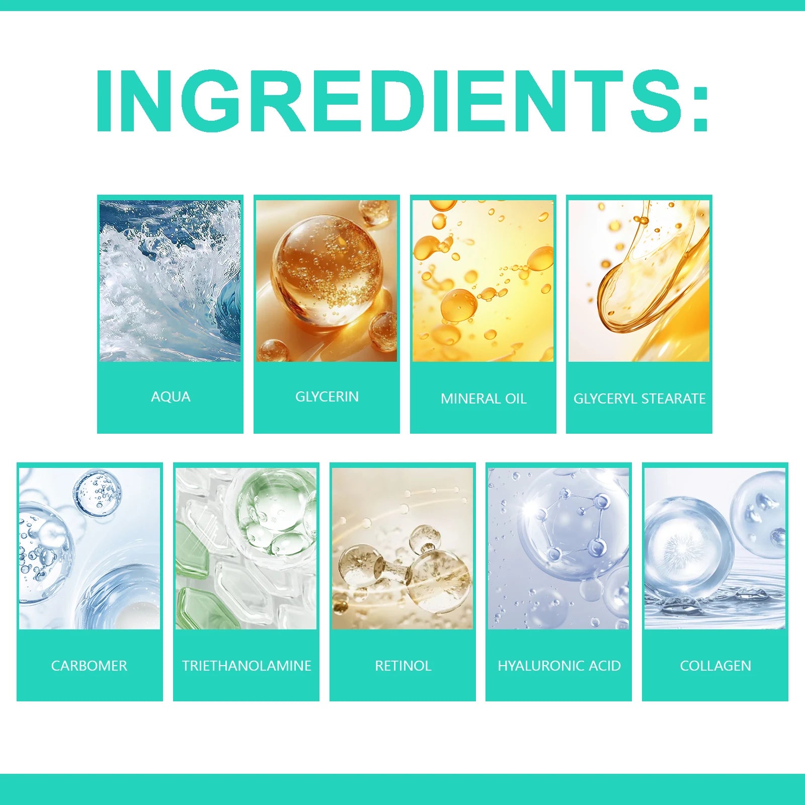 Retinol Cream Night Cream Winter Skincare Dry Skin Remedy Moisturizer Moisturizing Repairing 50ml Facial Serum Moisturizer Zpaxo