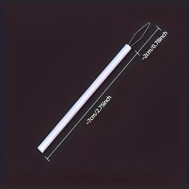 Colorful Plastic Needle Threader Cylindrical Threading Tool Sewing