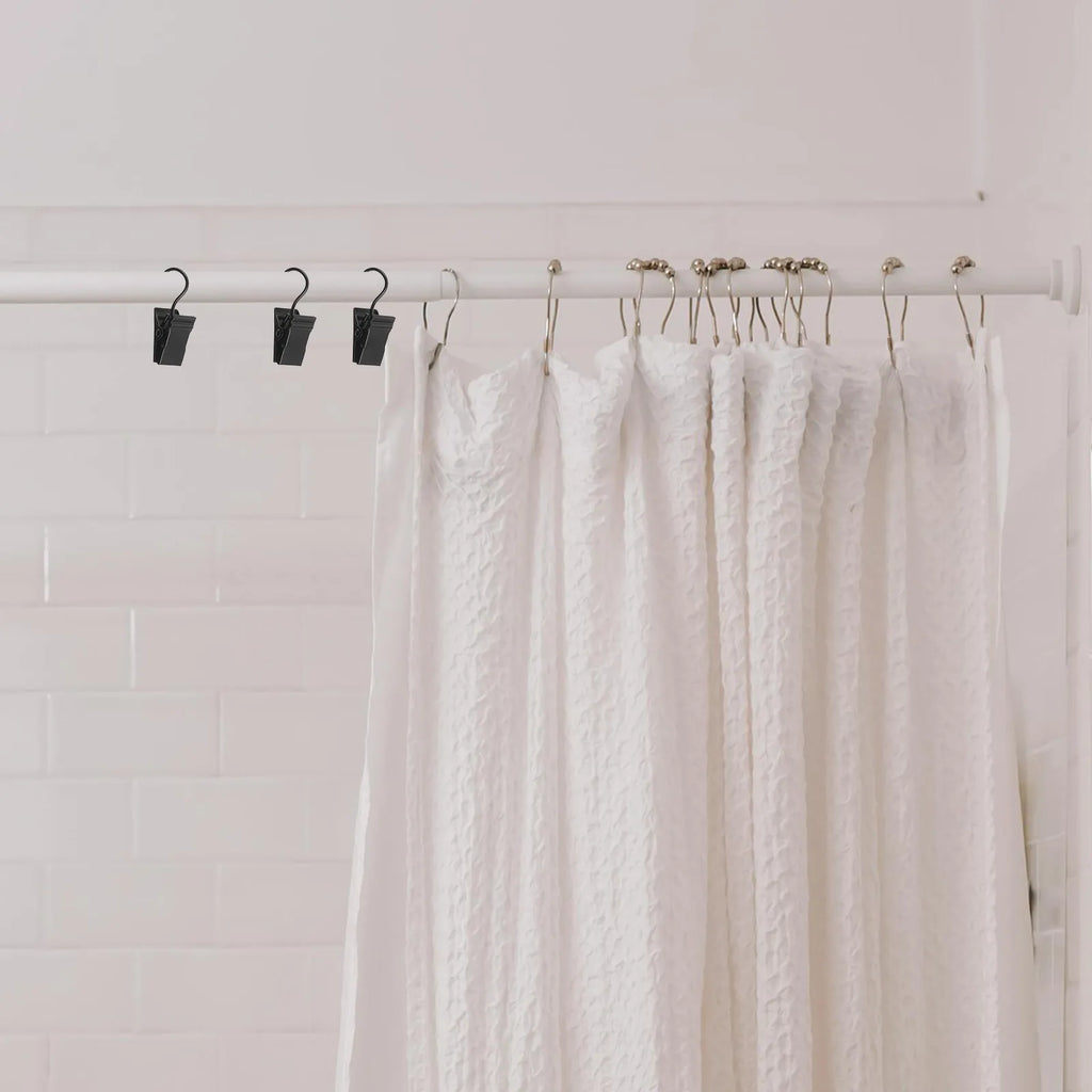 Heavy Duty Iron Hanging Clips Shower Curtains Adjustable Clip Width