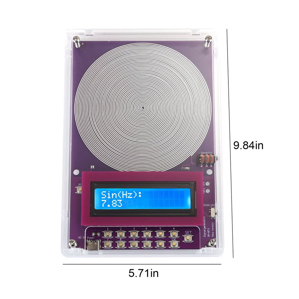 7 83Hz Schumann Wave Generator 0 01-100000Hz Precision Frequency