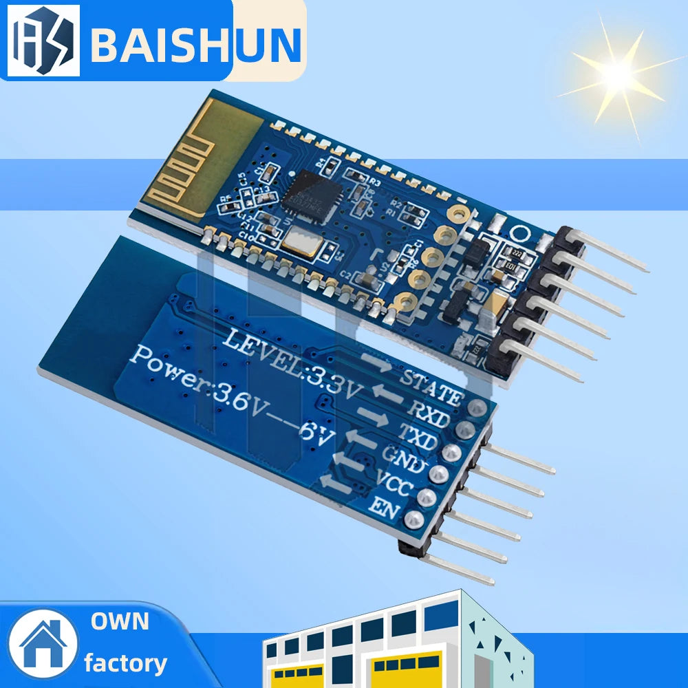JDY-30/JDY-31 Equivalent SPP-C Bluetooth Serial Module: Wireless Pass-Through Communication (Replaces HC-05/HC-06) Zpaxo
