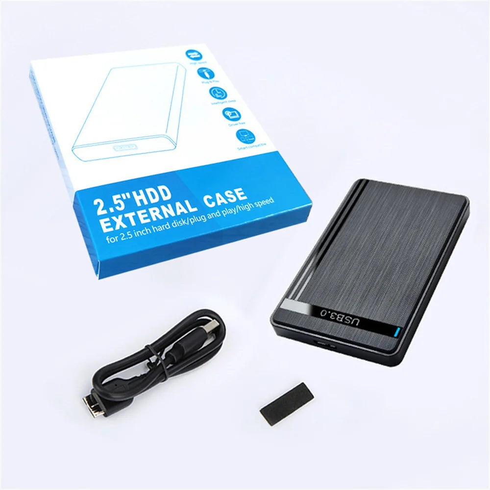 2.5 Inch External Hard Drive Enclosure USB 3.0/2.0/Type C to SATA Hard Disk Case SSD External Storage HDD Enclosure For Computer Zpaxo