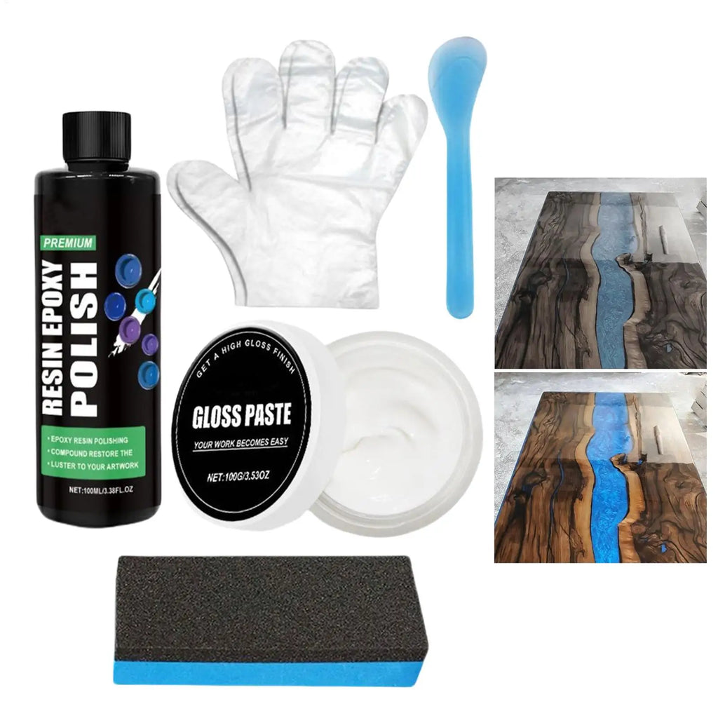 Epoxy Resin Polishing Gloss Finishing Compound Scratch Removal