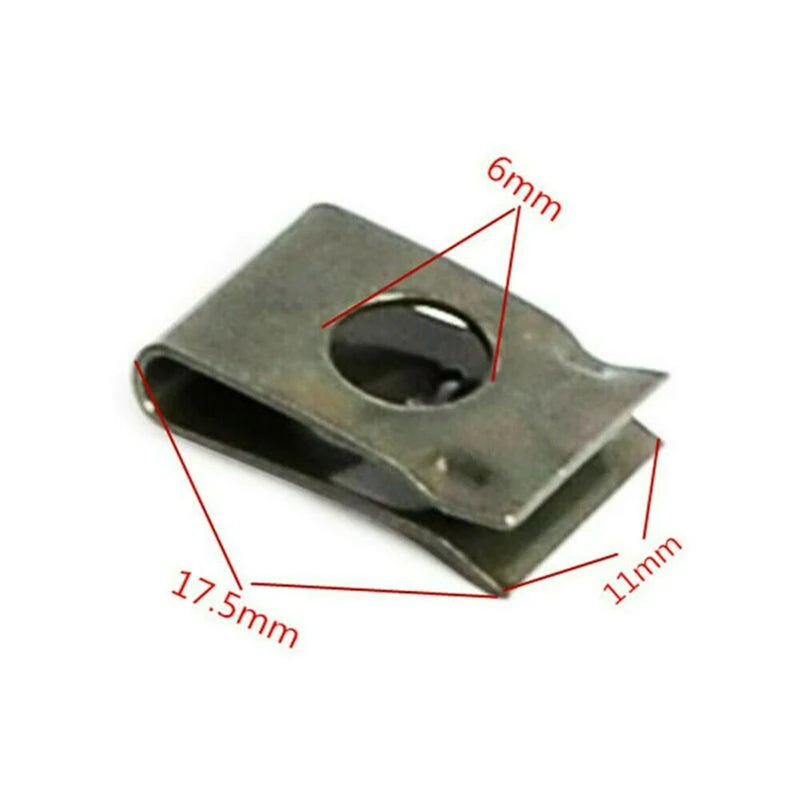 Wholesale Metal U-type Car Speed Fastener Clips Self Tapping Screw Zpaxo