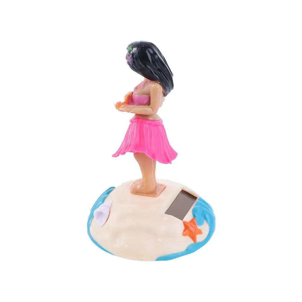 Decor Grass Skirt Swing Dancing Hula Girl Swinging Hawaiian Girl Solar Dancing Girl Solar Powered Hula Girl Solar Swinging Doll Zpaxo