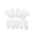 Flexible Finger Nail Cover Soft Elastic Dustproof Art Shield Rubber Zpaxo Light Grey