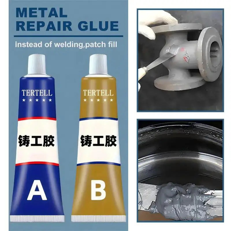 welding-grade casting adhesive-no power supply, machinable/grindable/paintable, used for metal and metal casting defects. Zpaxo