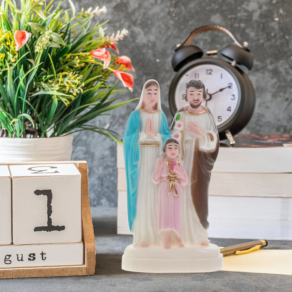 Luminous Family Three Desktop Decoration Plastic Retro Chic Living