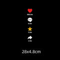 Funny Social Media Car Window Stickers – Waterproof Decals