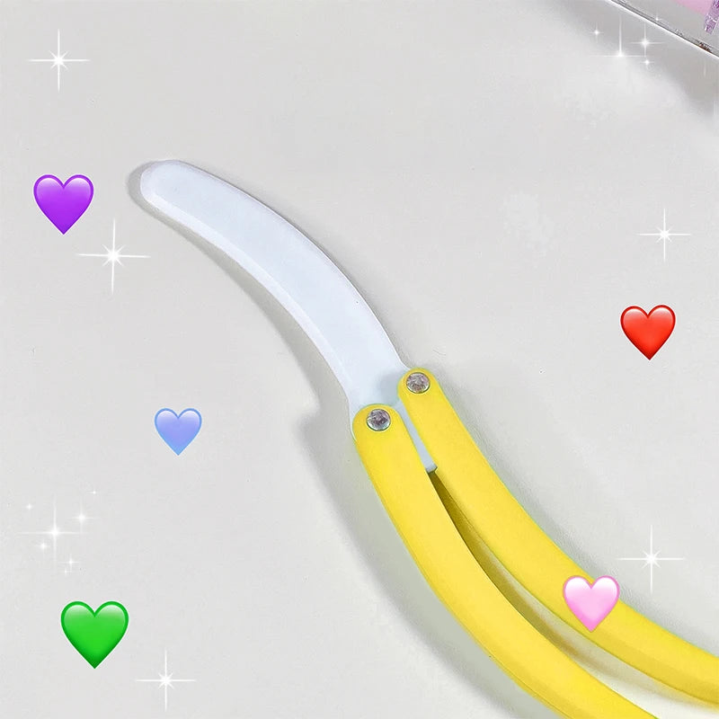 3D Printing Gravity Dog Butterfly Knife Banana Radish Model Push Card