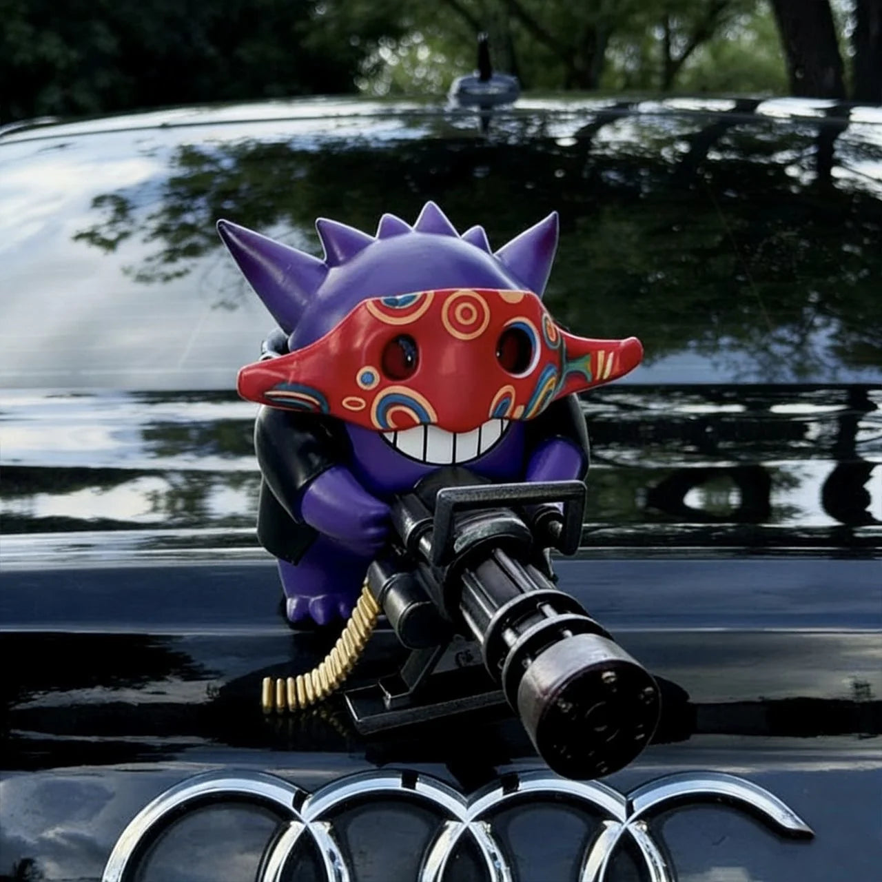Azu Gatling Gun Figurine – Car Console & Desk Decor